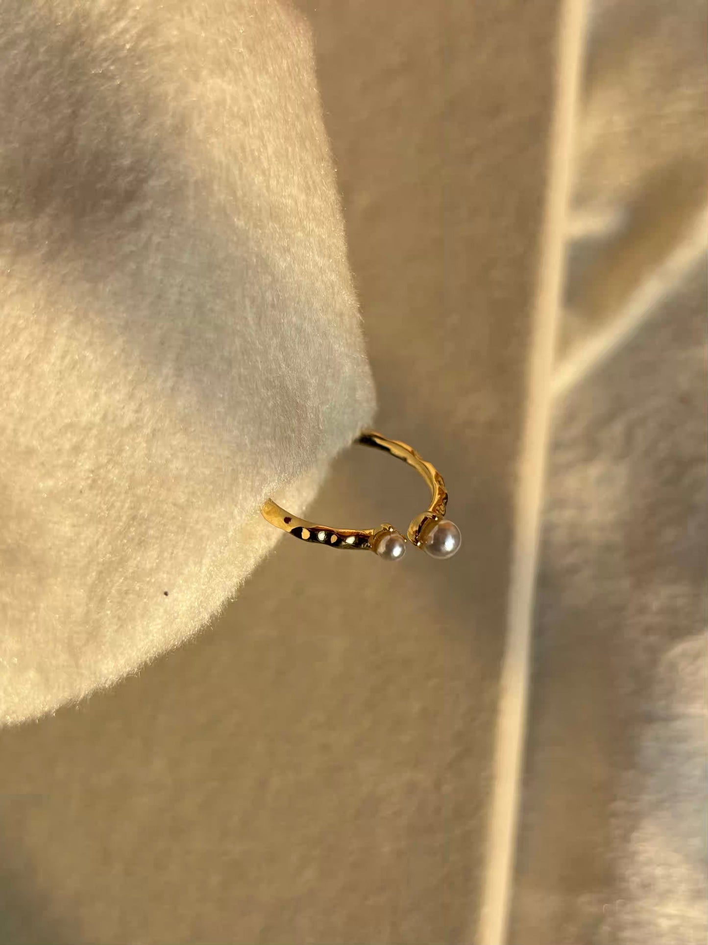 Pearly Baby Ring ( Gold)