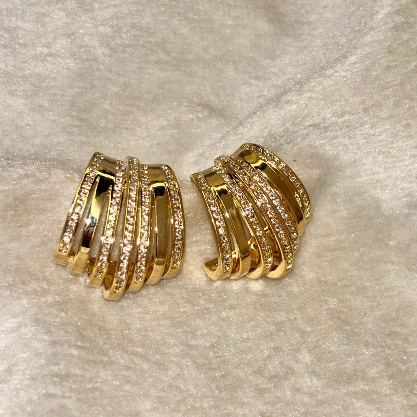 Golden Huggies Earrings