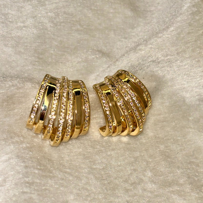 Golden Huggies Earrings