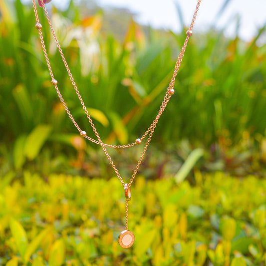 Dual Layered Roman Chain Necklace