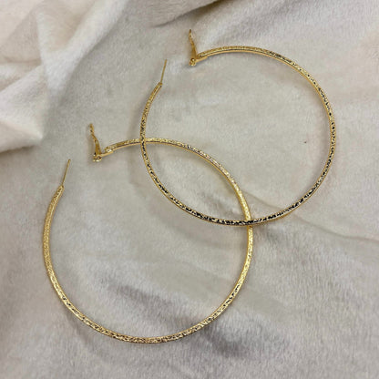 Golden Hoop Earrings