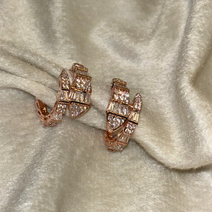 Rose Gold Hoop Earrings