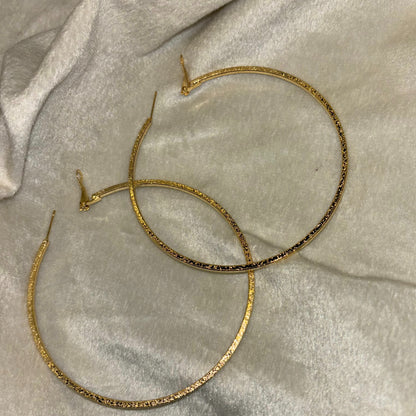 Golden Hoop Earrings