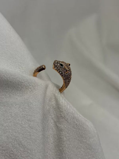 Panther Adjustable Ring ( Gold )