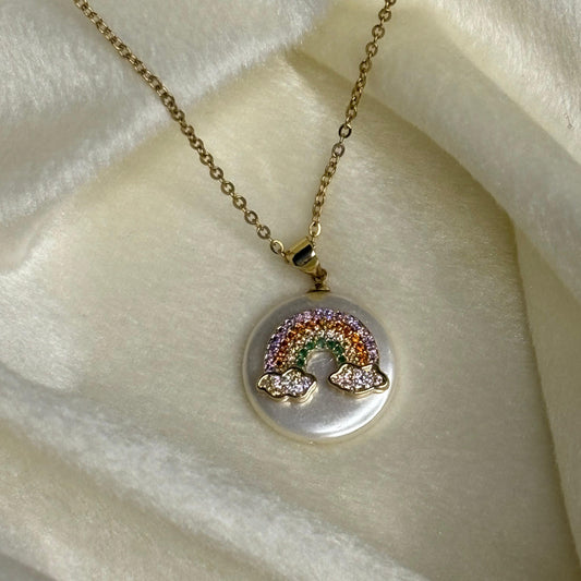 Rainbow Cloud Necklace