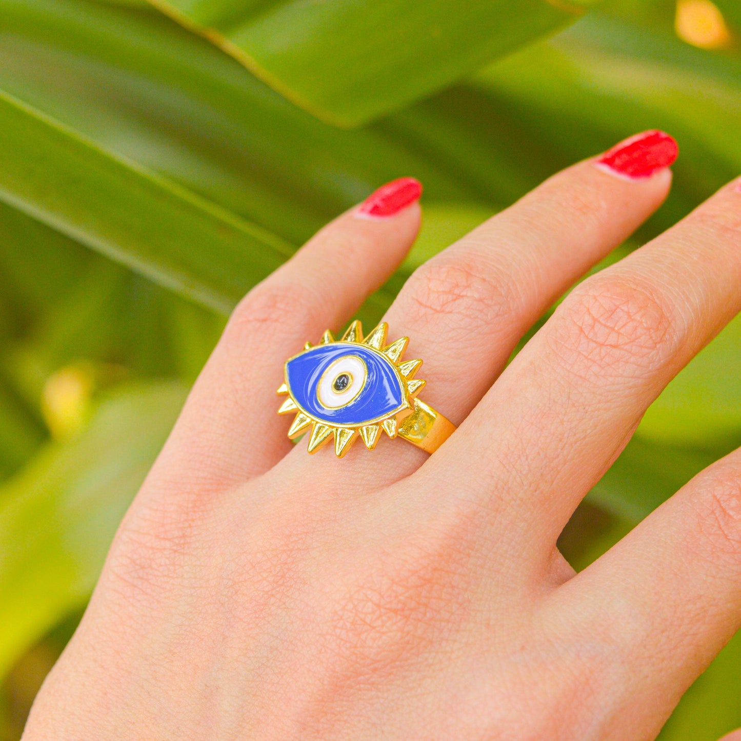 Shark Evil Eye Ring