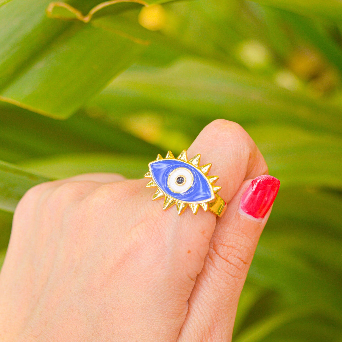 Shark Evil Eye Ring