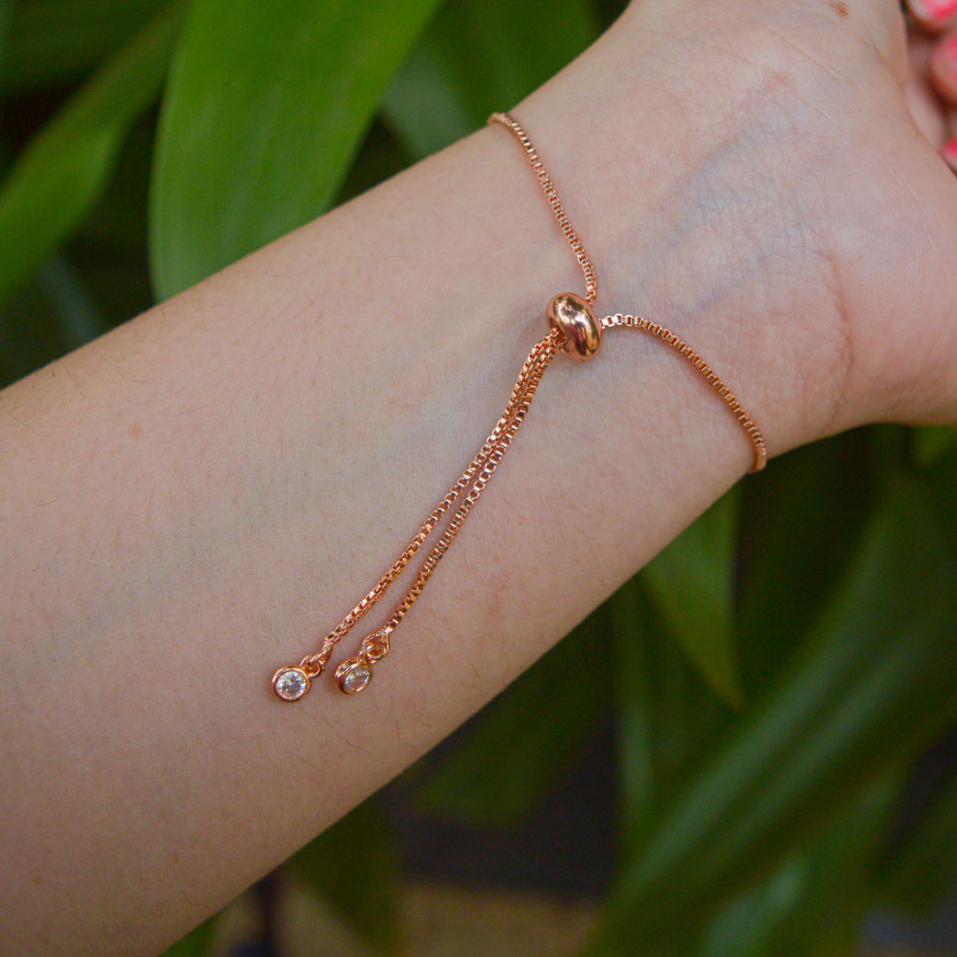 Roman Number Bracelet ( Rose Gold )