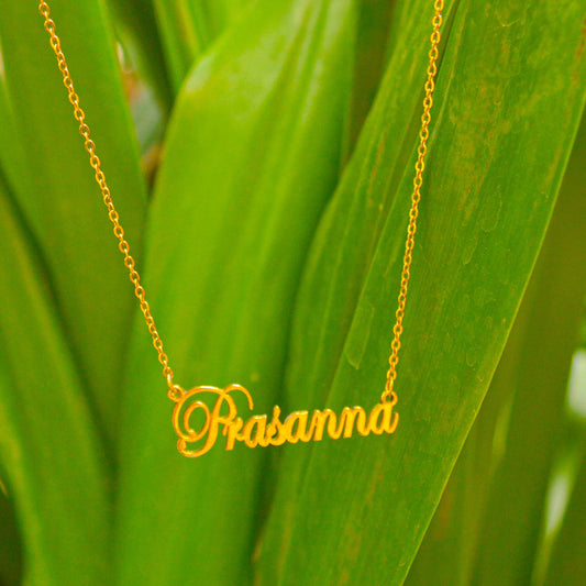 Name Custom Necklace Personalised ( 18k Gold Plated) Only Prepaid