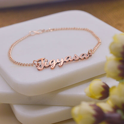 Name Bracelet - Rose Gold