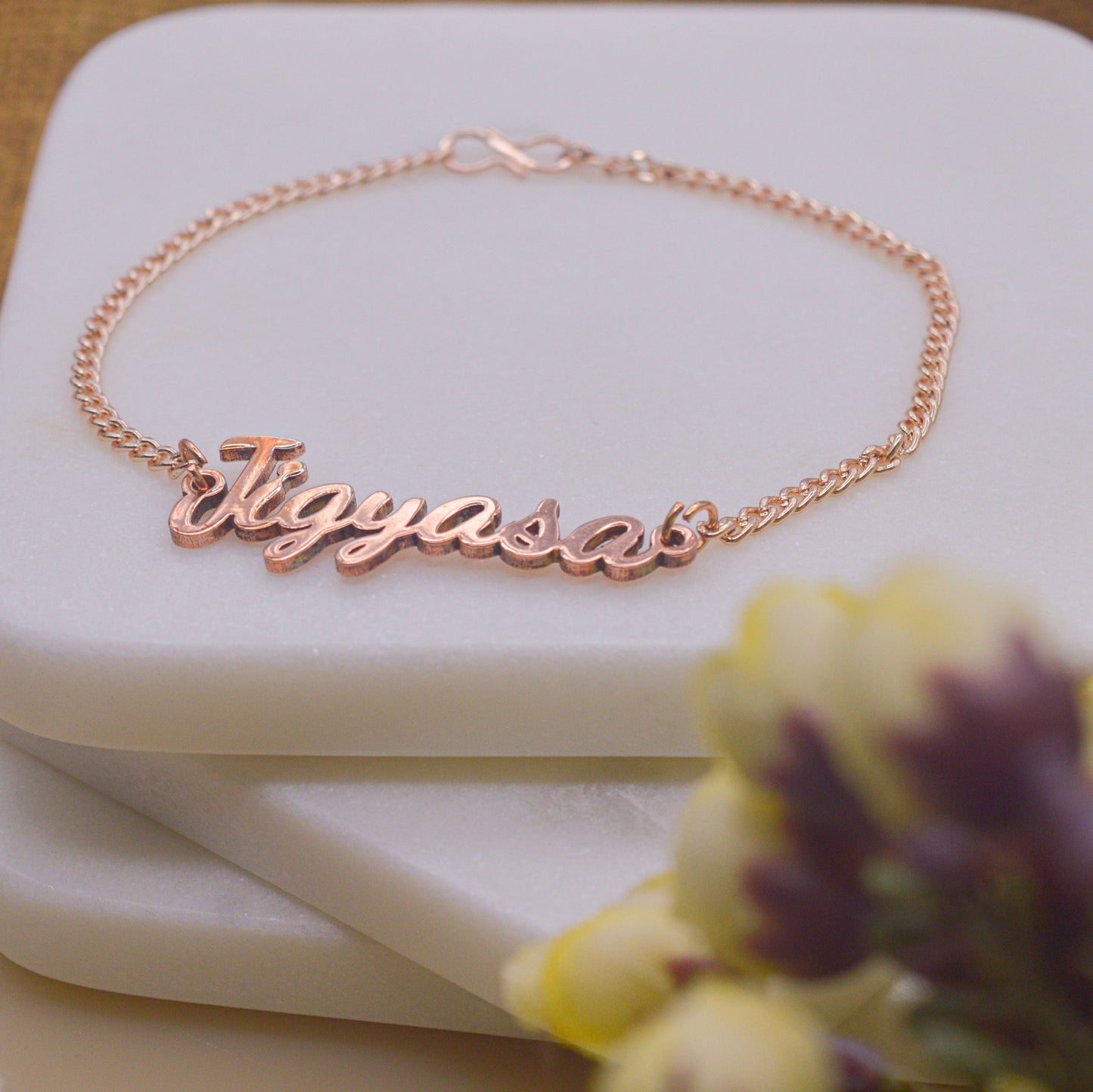 Name Bracelet - Rose Gold