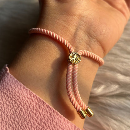 Red Heart Gold Color Bracelet