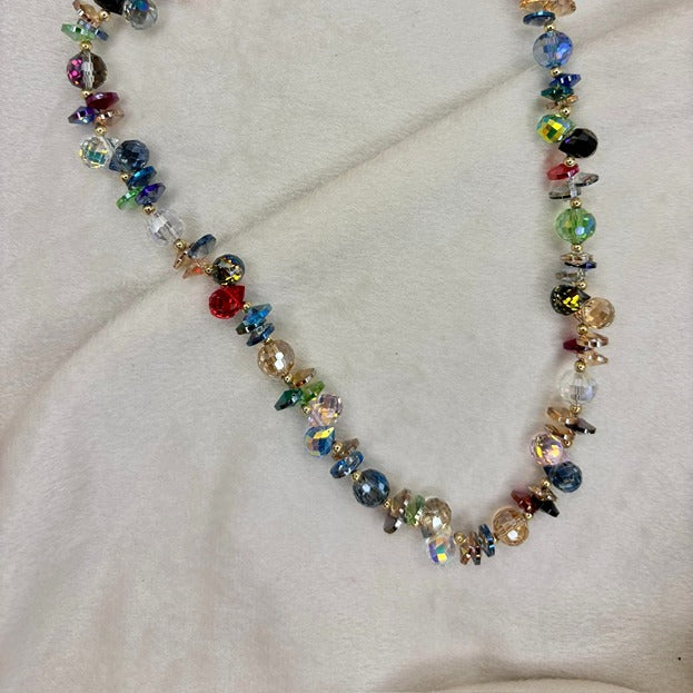 Multi-Colored Beads Necklace