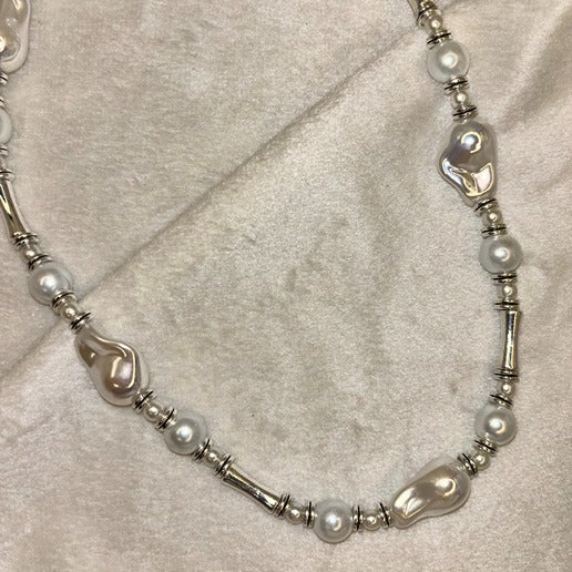 Moonlit Pearl Necklace