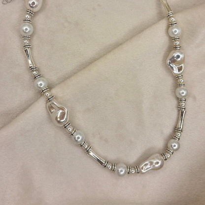 Moonlit Pearl Necklace