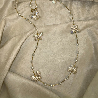 Wings Of Pearls Neacklace