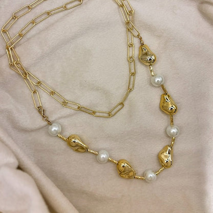 Moon Pearl Necklace