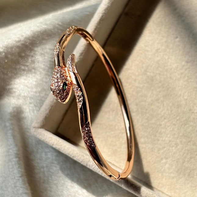 Viper Arc Bracelet - Rose Gold