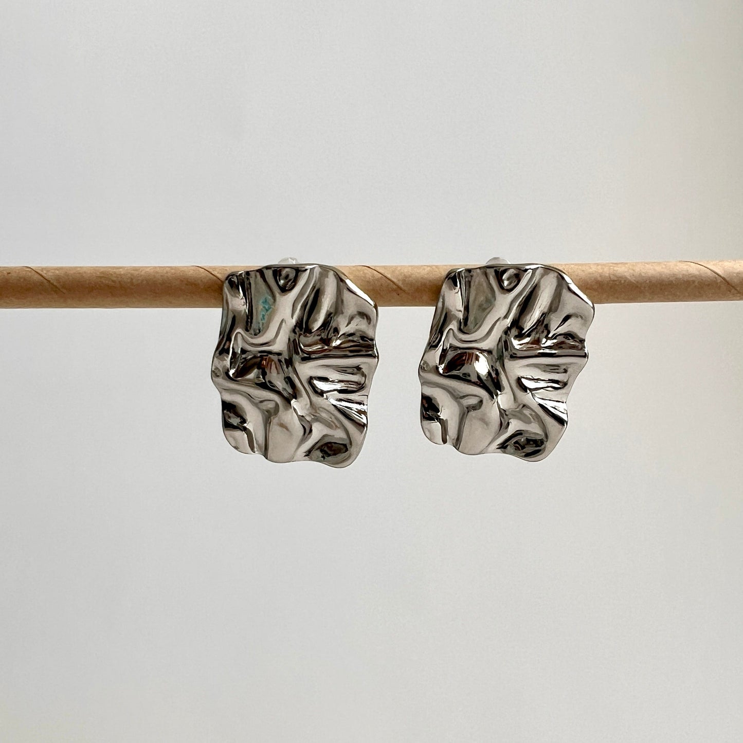 Texture Tantrum Earrings - Silver