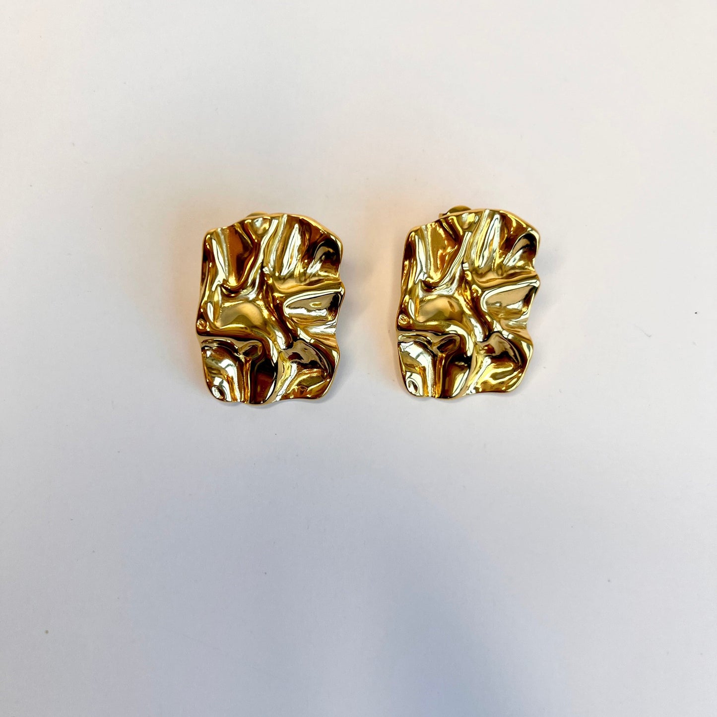 Texture Tantrum Earrings - Gold