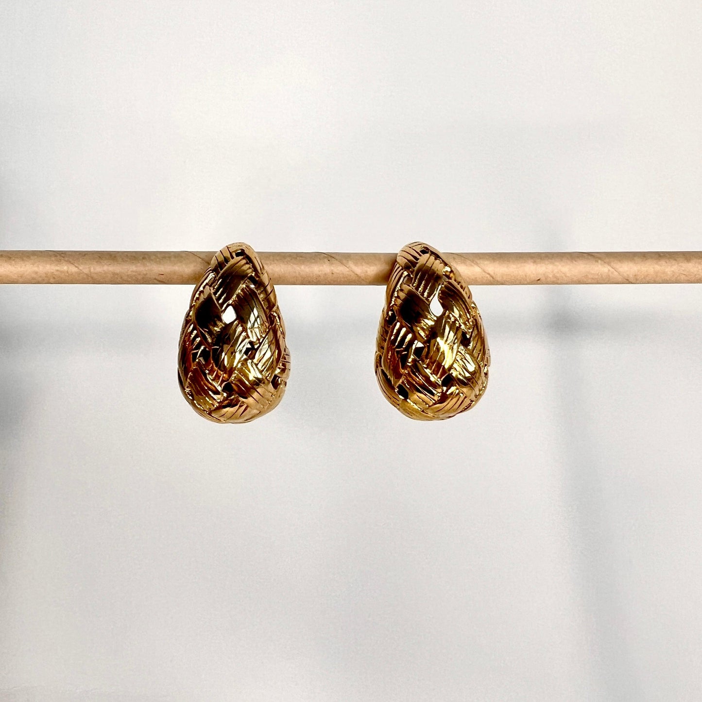 Woven Textured Earrings