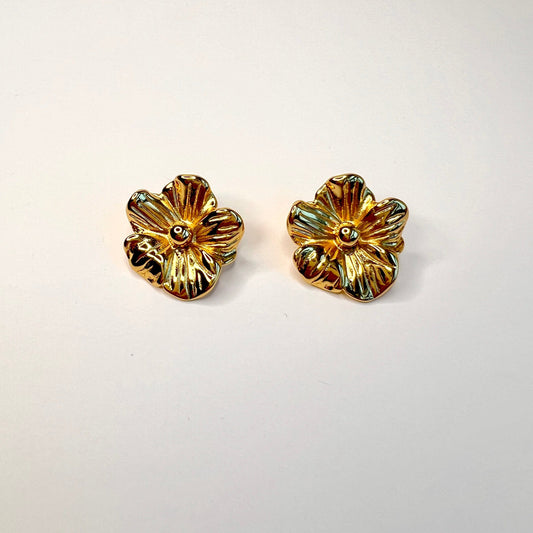 Golden Blossom Earrings