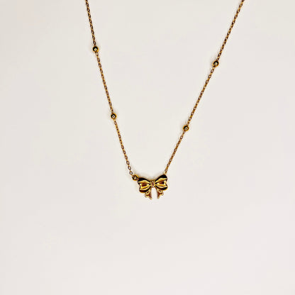 Little bow necklace