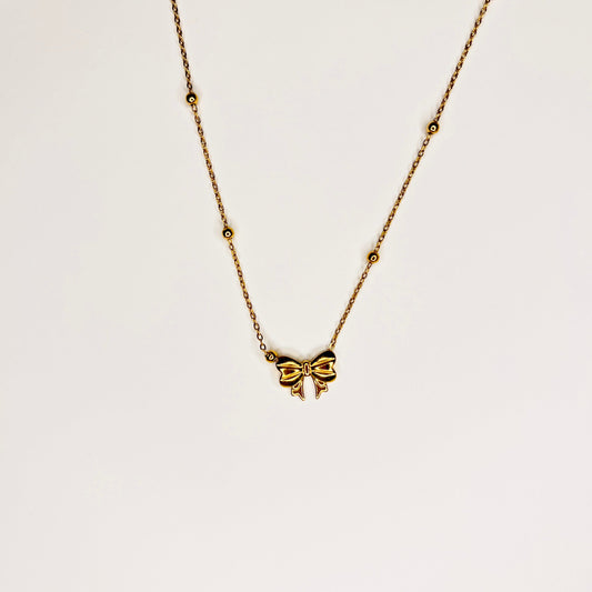 Little bow necklace