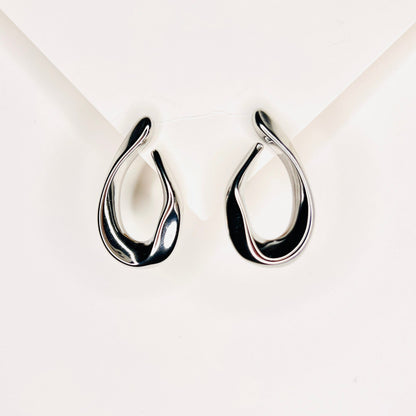 Irregularly Chic Earring - Silver