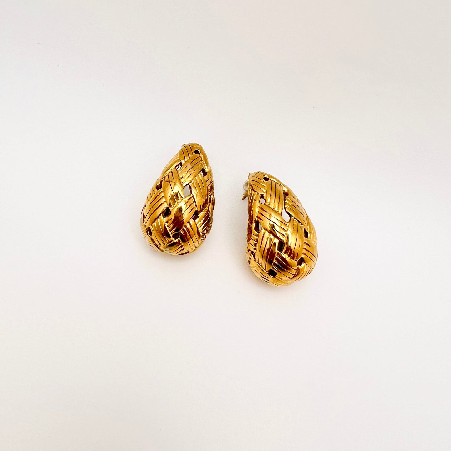 Woven Textured Earrings