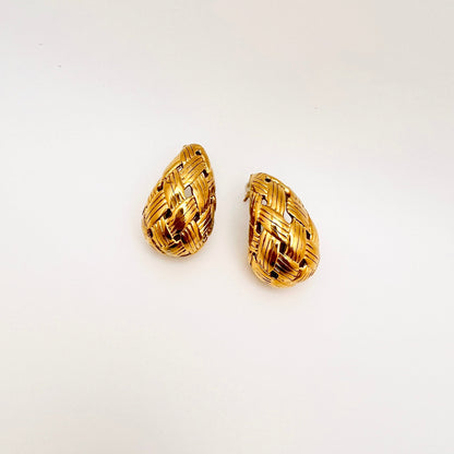 Woven Textured Earrings