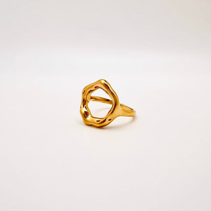 Irregular Circle ring