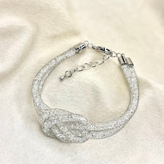 Pixie Band Bracelet Knot - Silver