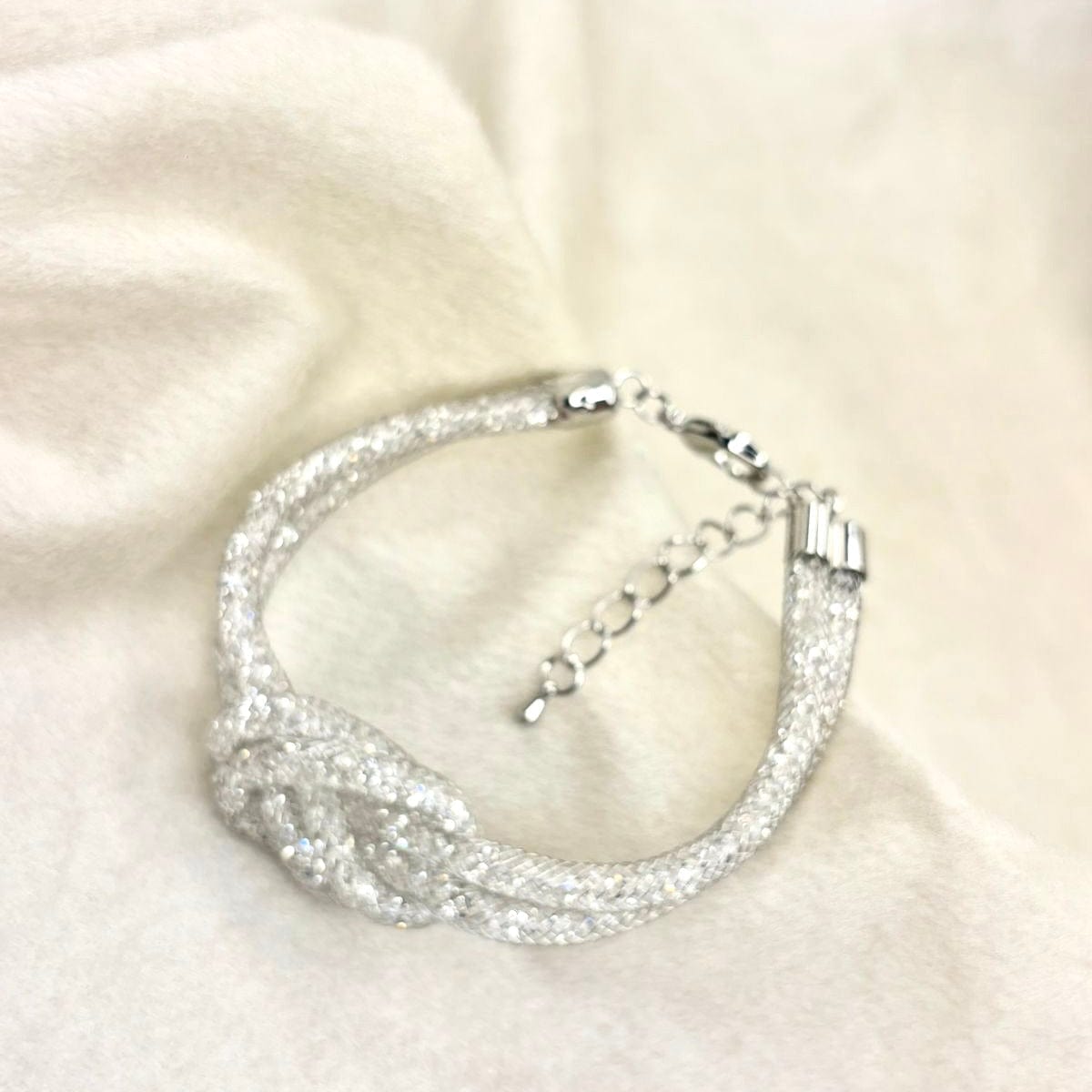 Pixie Band Bracelet Knot - Silver