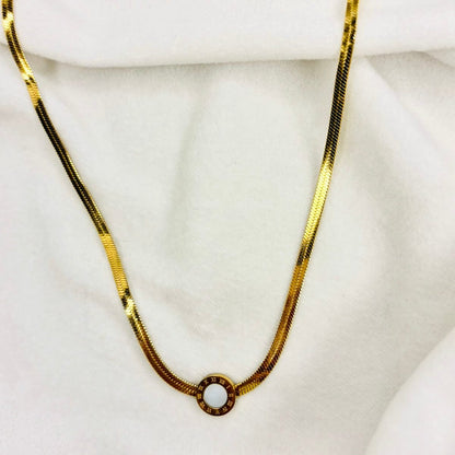 Golden Orbit Necklace