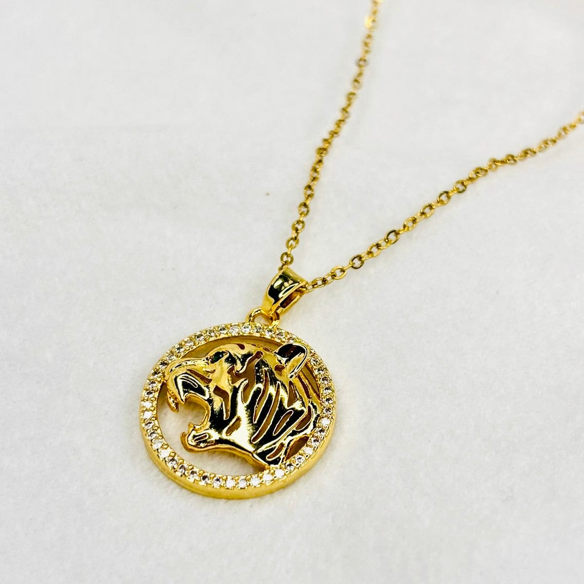 Tiger Charm Necklace