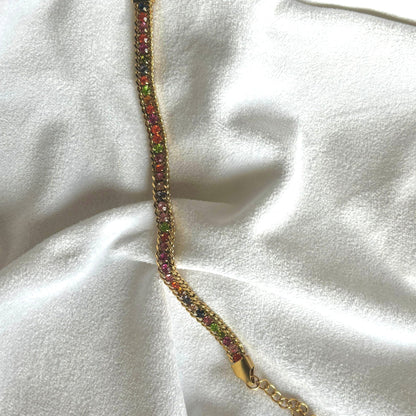 Tennis Bracelet - Rainbow