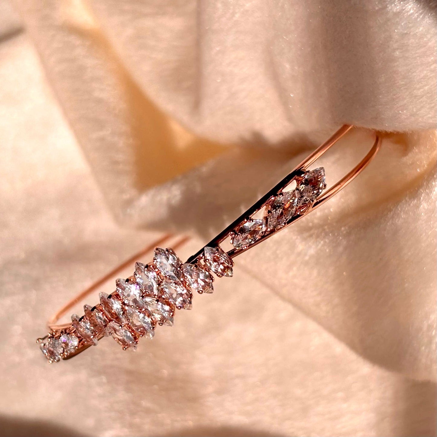 Rose Gold Zircon Bracelet