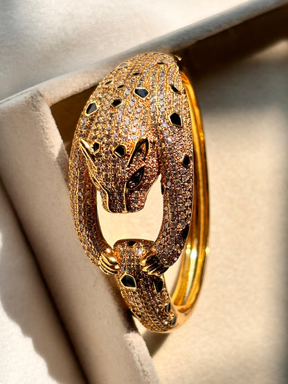 Leopard Inspired Bangle Bracelet