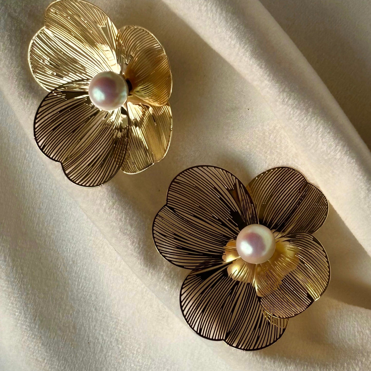 Golden Flora Earrings