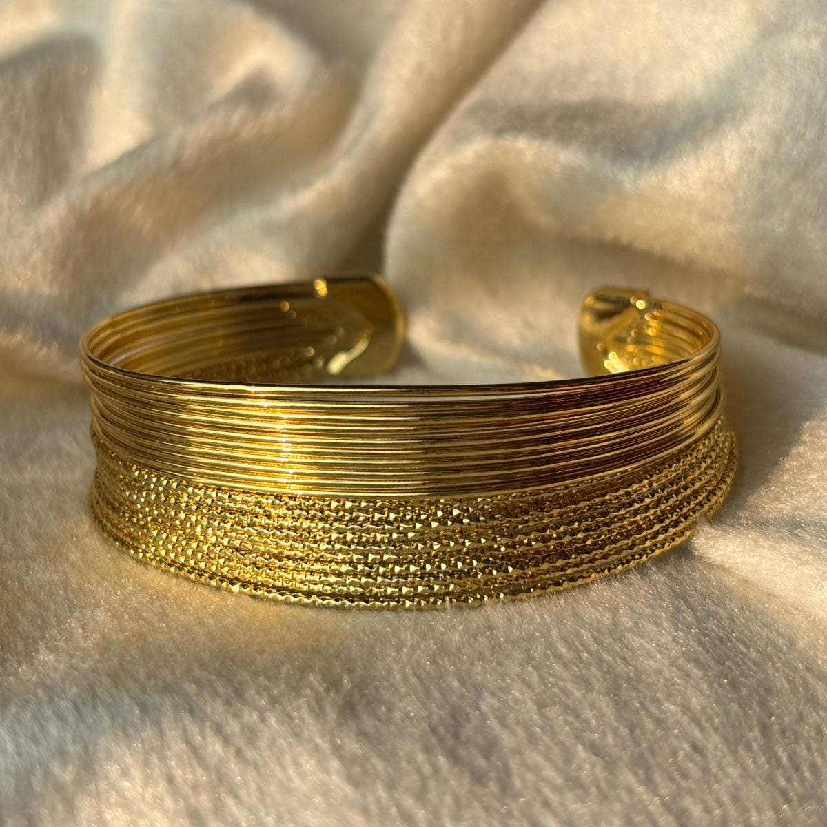 Golden Arc Bracelet