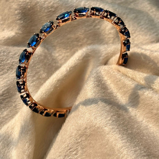 Blue Sapphire Tennis Bracelet