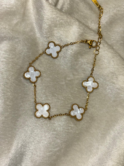 White Clover Bracelet