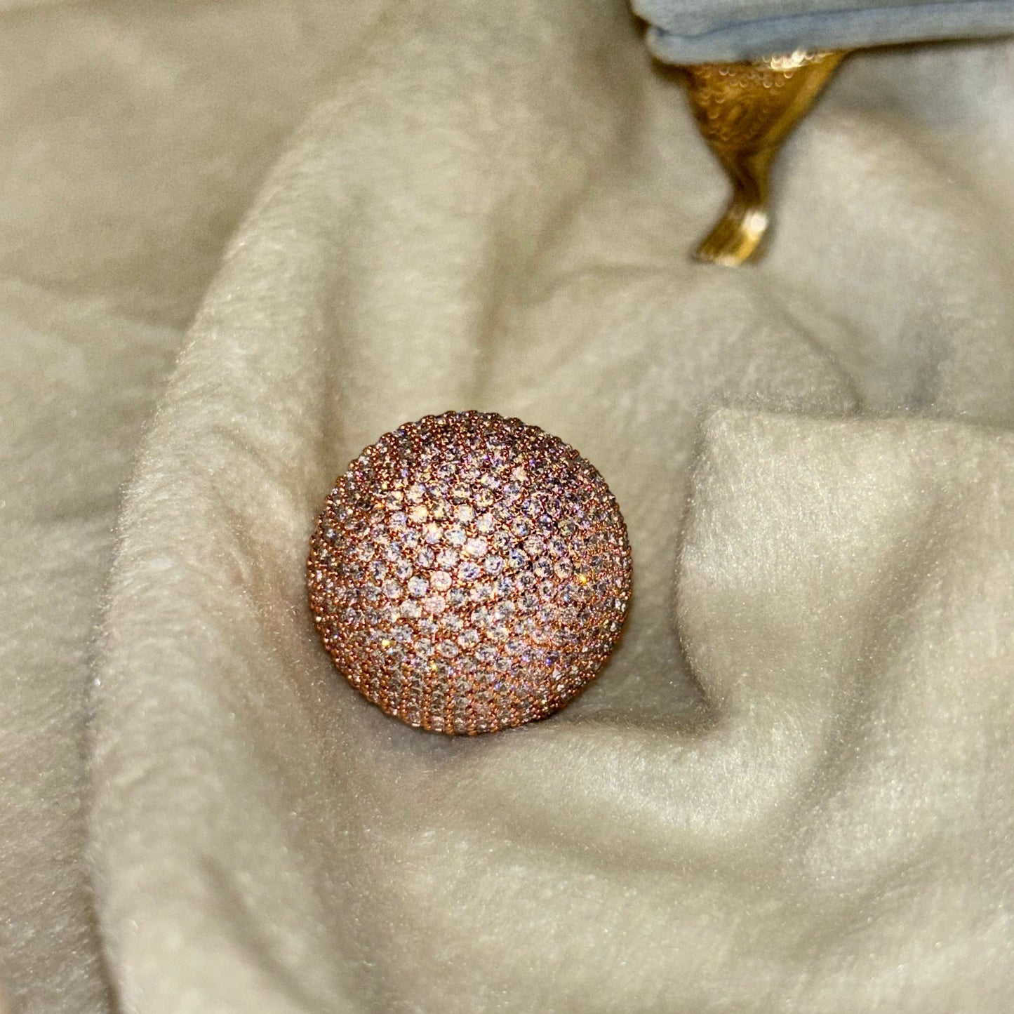 Dome Rose Gold Ring - Adjustable