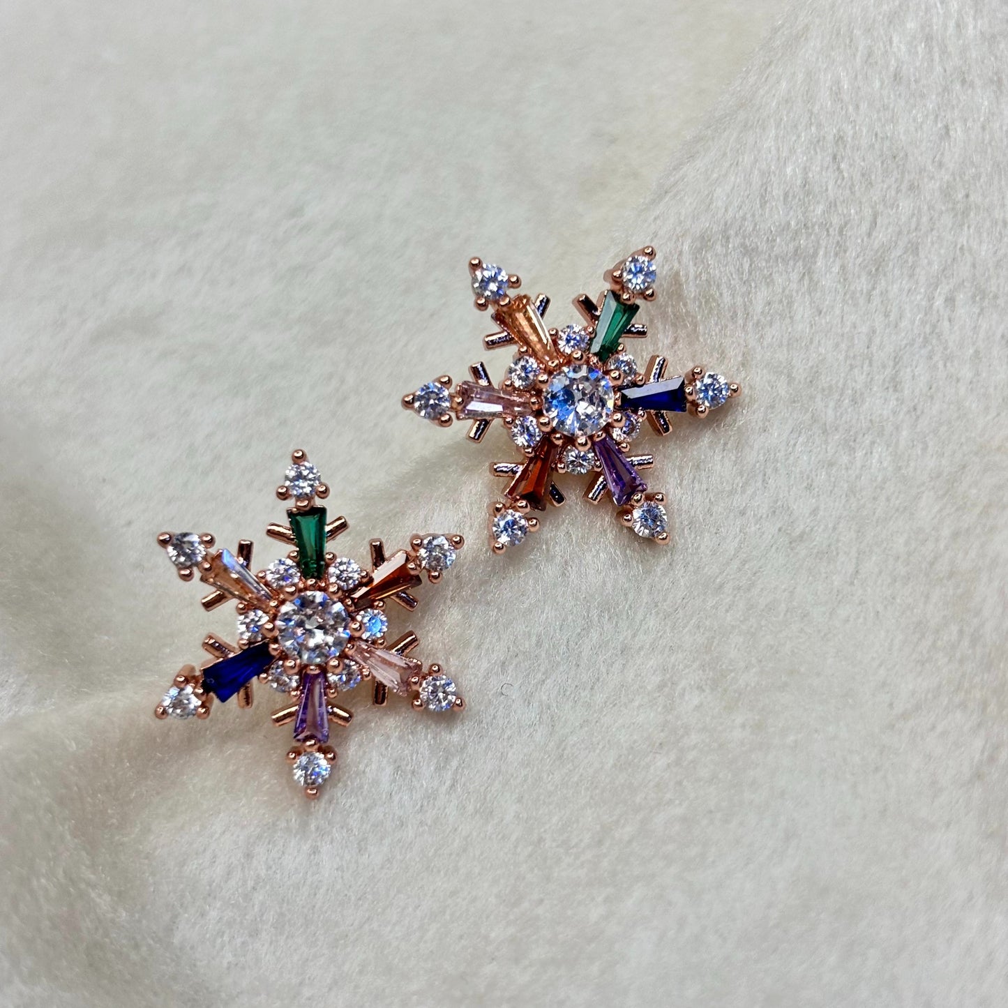 Snowflakes stud Earrings