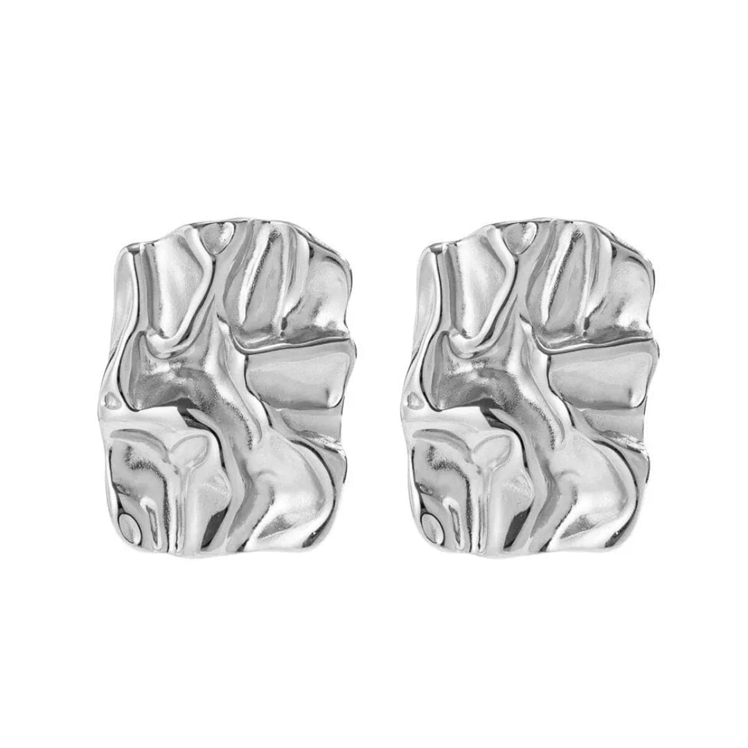 Texture Tantrum Earrings - Silver